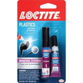 Loctite Super Glue Plastics Bonding System, Clear, 0.21 fl oz Kit, 1 Pack