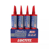 Loctite Power Grab Ultimate Construction Adhesive, 9 fl oz Cartridge, 12 Pack - Versatile High Strength, Wide Temperature Range Construction Glue