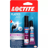 Loctite Plastics Bonding System, Clear Kit, 0.14 oz. Activator Stick + 0.07 oz. Glue Tube, 6 Pack - Super Glue for Plastics, Leather, Crafts & Repairs