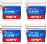 Loctite Power Grab Express All Purpose Construction Adhesive, White, 1 gallon Tub, 4 Pack