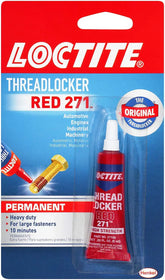 Loctite Threadlocker Red 271 Red, 0.2 fl oz, 12, Tube
