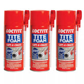 Loctite Tite Foam Gaps & Cracks, Bright White Insulating Foam Sealant, 12 oz Can, Pack of 3