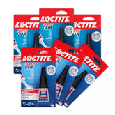 Loctite Super Glue Liquid Longneck Bottle, 5g Bottle (Pack of 6) Instant Adhesive for Plastic, Wood & Metal, Clear Superglue with Extra Long Precision Nozzle, Quick‑Dry Formula