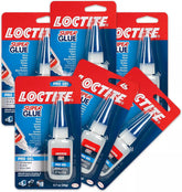Loctite Super Glue Professional Gel, Clear, 0.7 fl oz Bottle, 6 Pack - Superglue for Plastic, Wood, Metal, Crafts & Repair, Cyanoacrylate Adhesive Instant Glue, Quick Dry