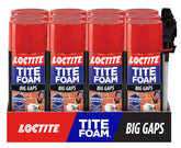 Loctite Tite Foam Big Gaps Spray Foam Sealant, 12 fl oz Can, 12 Pack - Polyurethane Expanding Insulation
