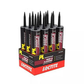 Loctite PL Roof Flashing Polyurethane Sealant, Black, 10 fl oz Cartridge, 12 Pack