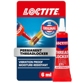 Loctite Threadlocker Red 271 - Permanent Thread Lock Glue for Nuts, Bolts, & Fasteners, High Strength Screw Glue to Prevent Loosening & Corrosion - 6 ml, 1 Pack