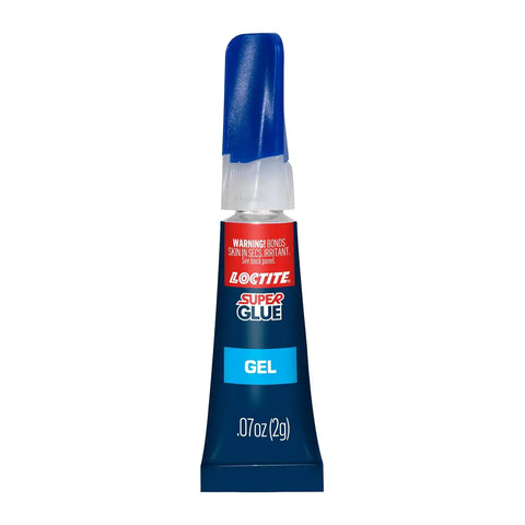 Loctite Super Glue Gel, Clear, 0.14 fl oz Tube, 2 Pack - Superglue for Plastic, Wood, Metal, Crafts & Repair, Cyanoacrylate Adhesive Instant Glue, Quick Dry