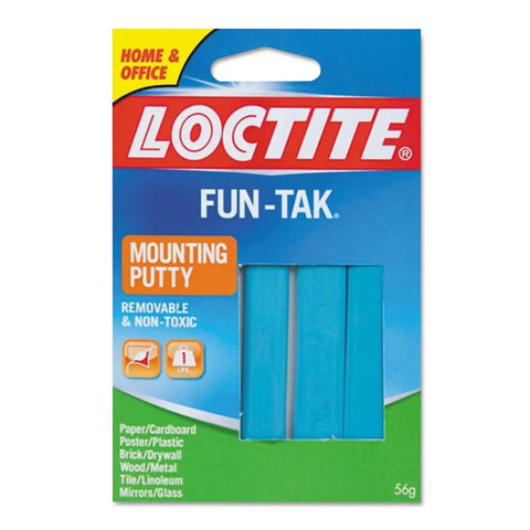 Loctite 1270884 Fun-Tak Mounting Putty, 2 oz, Blue