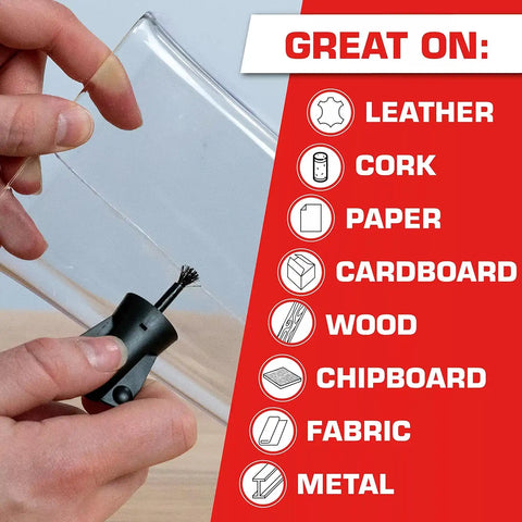 Loctite Super Glue Brush On Bottle, Clear, 0.18 fl oz Bottle, 6 Pack - Superglue for Plastic, Wood, Metal, Crafts & Repair, Cyanoacrylate Adhesive Instant Glue, Quick Dry