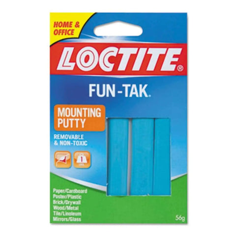 Loctite 1270884 Fun-Tak Mounting Putty, 2 oz, Blue