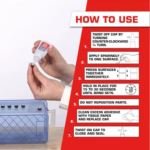 Loctite Super Glue Liquid Professional, 20g Bottle (Pack of 3) Heavy‑Duty Instant Adhesive for Plastic, Wood & Metal, Clear Superglue with Precision Nozzle, Quick‑Dry Formula