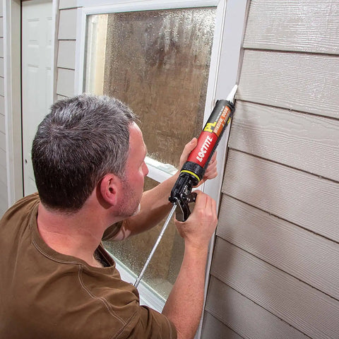 Loctite PL Window Door & Siding Polyurethane Sealant, White, 10 fl oz Cartridge, 12 Pack