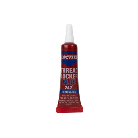 Loctite Threadlocker Blue 242 - Removable Thread Lock Glue for Nuts, Bolts, & Fasteners, Medium Strength Screw Glue to Prevent Loosening & Corrosion - 6 ml, 12 Pack