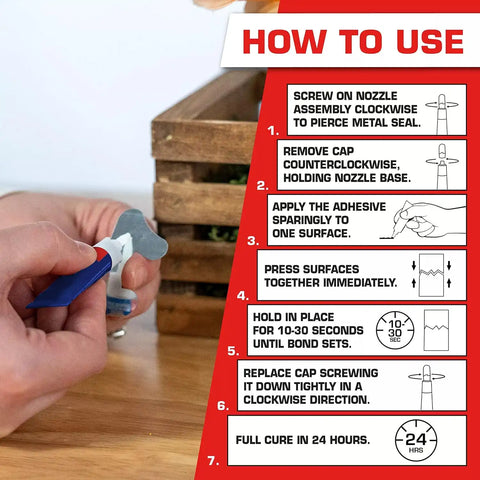 Loctite Super Glue Liquid, Clear, 0.07 fl oz Tube, 2 Pack - Superglue for Plastic, Wood, Metal, Crafts & Repair, Cyanoacrylate Adhesive Instant Glue, Quick Dry